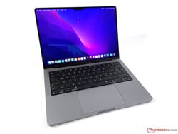 En examen : Apple MacBook Pro 14 M1 Max. Modèle de test offert par Cyberport.