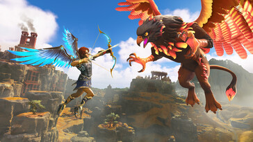 Image représentant une créature mythologique dans Immortals Fenyx Rising.