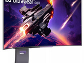 L'UltraGear OLED 45GS95QE a une finition incurvée 800R. (Source de l'image : LG)