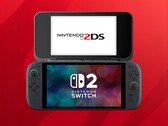 Maquette de l'accessoire Switch 2 2DS/3DS second écran (Source de l'image : Nintendo of America avec modifications)