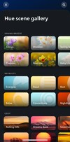 Les nouvelles scènes Spring Breeze dans l'application Philips Hue. (Source de l'image : Philips Hue)