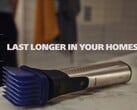 Une tondeuse Philips avec un peigne imprimé en 3D attaché à sa tête. (Source de l'image : Philips)