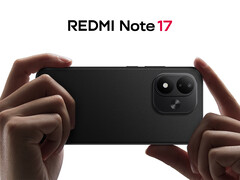 Le Redmi Note 17 est proposé à partir d'environ 191 dollars en Chine. Sur la photo : une image promotionnelle du téléphone montrant sa face arrière.