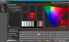 ColorChecker avant l'étalonnage