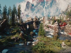 Démonstration technique de The Witcher 4 de CDPR montrant un nouveau paysage immense. (Source de l'image : TheWitcher)