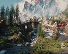 Démonstration technique de The Witcher 4 de CDPR montrant un nouveau paysage immense. (Source de l'image : TheWitcher)