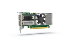 Le QXG-100G2SF-BCM offre des connexions 100GbE très rapides (Source de l'image : QNAP)