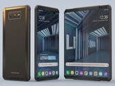 Un rendu basé sur la prétendue propriété intellectuelle de LG. (Source : LetsGoDigital)