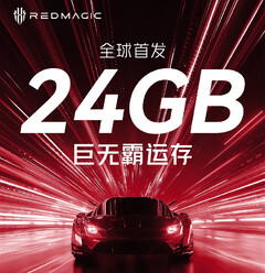 Le RedMagic 8S Pro sera l'un des premiers smartphones à être lancé avec 24 Go de RAM. (Source de l'image : Nubia)