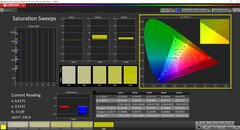 Saturation CalMAN (calibrée)