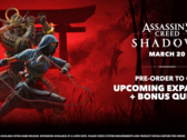 Assassin's Creed Shadows sera lancé le 20 mars (image source : Ubisoft)