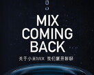 Le premier appareil Mi Mix depuis des années fera ses débuts le 29 mars. (Image source : Xiaomi - édité)