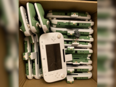 Une image de GoFundMe montrant des prototypes de Devkits Nintendo Wii U provenant d'un raid de Sega UK (source d'image : GoFundMe)