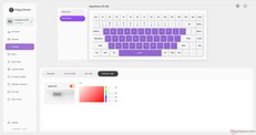 Rétro-éclairage de personnalisation Keychron K3 HE ; indicateur de verrouillage des majuscules