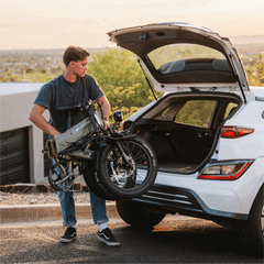 Le vélo électrique Lectric XP4 est pliable (Source : Lectric)