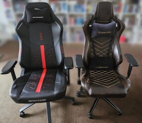 Le Martian Pro paraît plus imposant à côté du Nobelchairs Epic.