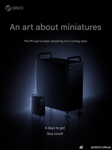 Le mini PC de type Mac Pro (Image source : Orico - machine translated)