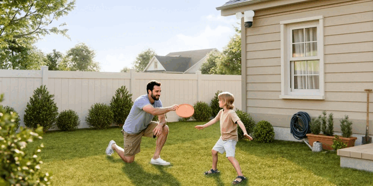 La caméra de sécurité TrackFlex est dotée d'un double objectif 2-en-1 (Source de l'image : Reolink)