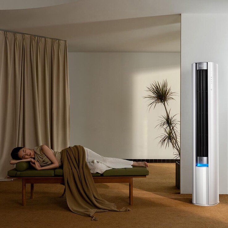 Le climatiseur Xiaomi Mijia Pro Super Energy Saving Vertical 2HP Super Class 1 Energy Efficiency. (Source de l'image : Xiaomi