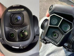 Le Mavic 4 Pro arrivera avec un boîtier de caméra révisé par rapport au Mavic 3 Pro, illustré. (Source de l'image : via Jasper Ellens)