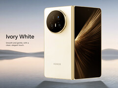Le Magic V5 en blanc ivoire est la seule version dont l'épaisseur est de 8,8 mm (source : Honor)