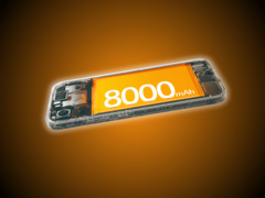 L’Oppo K14 Plus est équipé d’une batterie de 8 000 mAh.