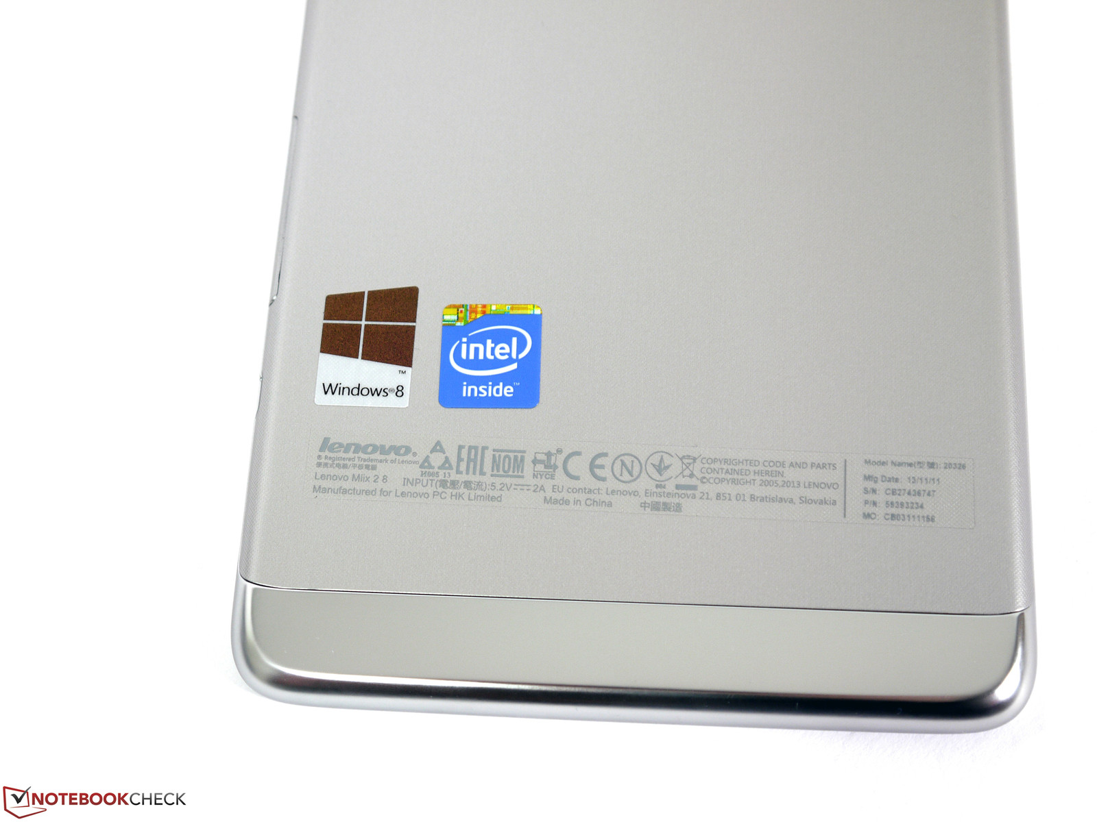 Courte critique de la tablette Lenovo Miix 2 8 - Notebookcheck.fr