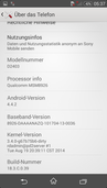 Android 4.4.2 est pré-installé...