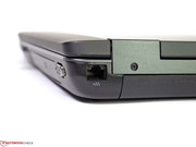 Le seul port à l'arrière : le port Gigabit Ethernet.