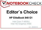 Choix de la rédaction de Mai 2014 : le HP EliteBook 840 G1.