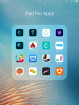 applications optimisées pour l'iPad Pro