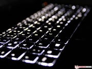 Les LED permettent d'illuminer le clavier en environnement sombre.