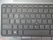Une disposition QWERTY.
