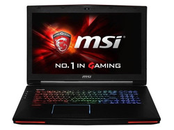 Le MSI GT72. Nos remerciements à l'attention de MSI Allemagne.