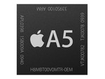 À l'interieur: le même SoC A5 dual-core du iPad 2