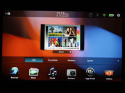 Le BlackBerry Tablet OS est assez éloigné de l'interface du Android 3.2.