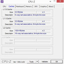 CPUZ Cache information