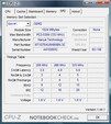 CPU-Z information de l'Asus U2E 1P017E