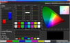 Color accuracy (Target color space sRGB)