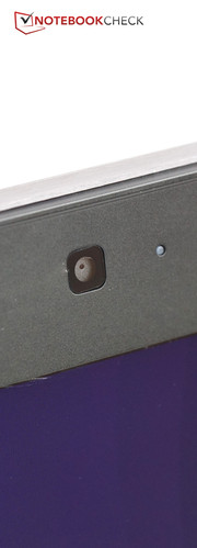 La webcam située au-dessus de l'écran conviendra pour des vidéoconférences occasionnelles.