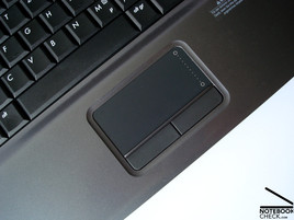 HP 550 touchpad