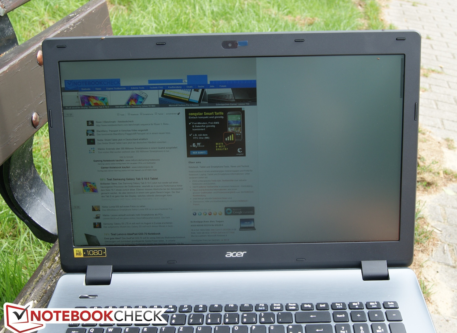 Courte critique du PC portable Asus X750LN-TY012H - Notebookcheck.fr