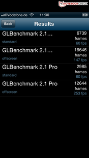 GLBenchmark 2.1.5