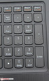 Un pavé numérique dédié est compris avec le clavier.