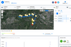 Garmin Edge 500 - total route