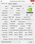 System info: GPU-Z Nvidia GeForce 920M