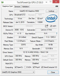 System info: GPU-Z Intel HD Graphics 5500