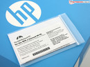HP conseille de conserver les cartes mémoires soigneusement dans un sac.