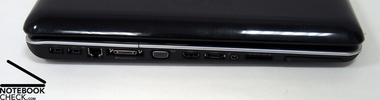 Arrière: Connexion audio optique, S-vidéo, antenne, Dolby-Surround Arrière: Connexion audio optique, S-vidéo, antenne, Dolby-Surround