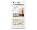 Notre exemplaire du Huawei Ascend G6 était blanc mat.